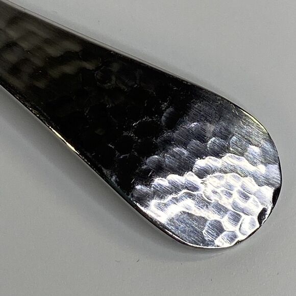 Wallace Continental Sugar Spoon Hammered Handle Stainless 18/0 - Picture 6 of 8